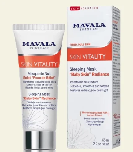 Mavala Swiss Skin Solution Skin Vitality Sleeping Mask Baby Skin Radiance 65 ML